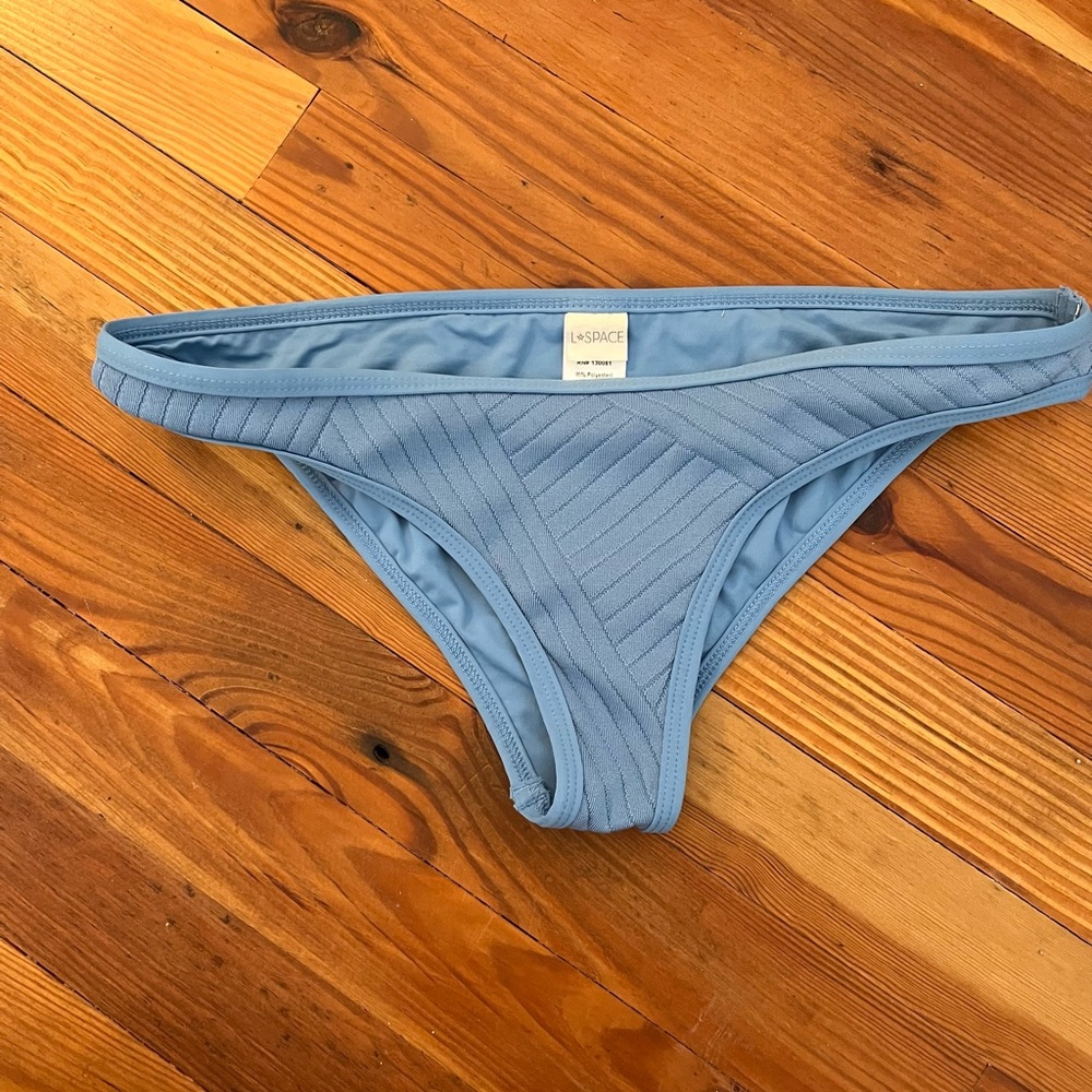 L spade blue bikini bottoms